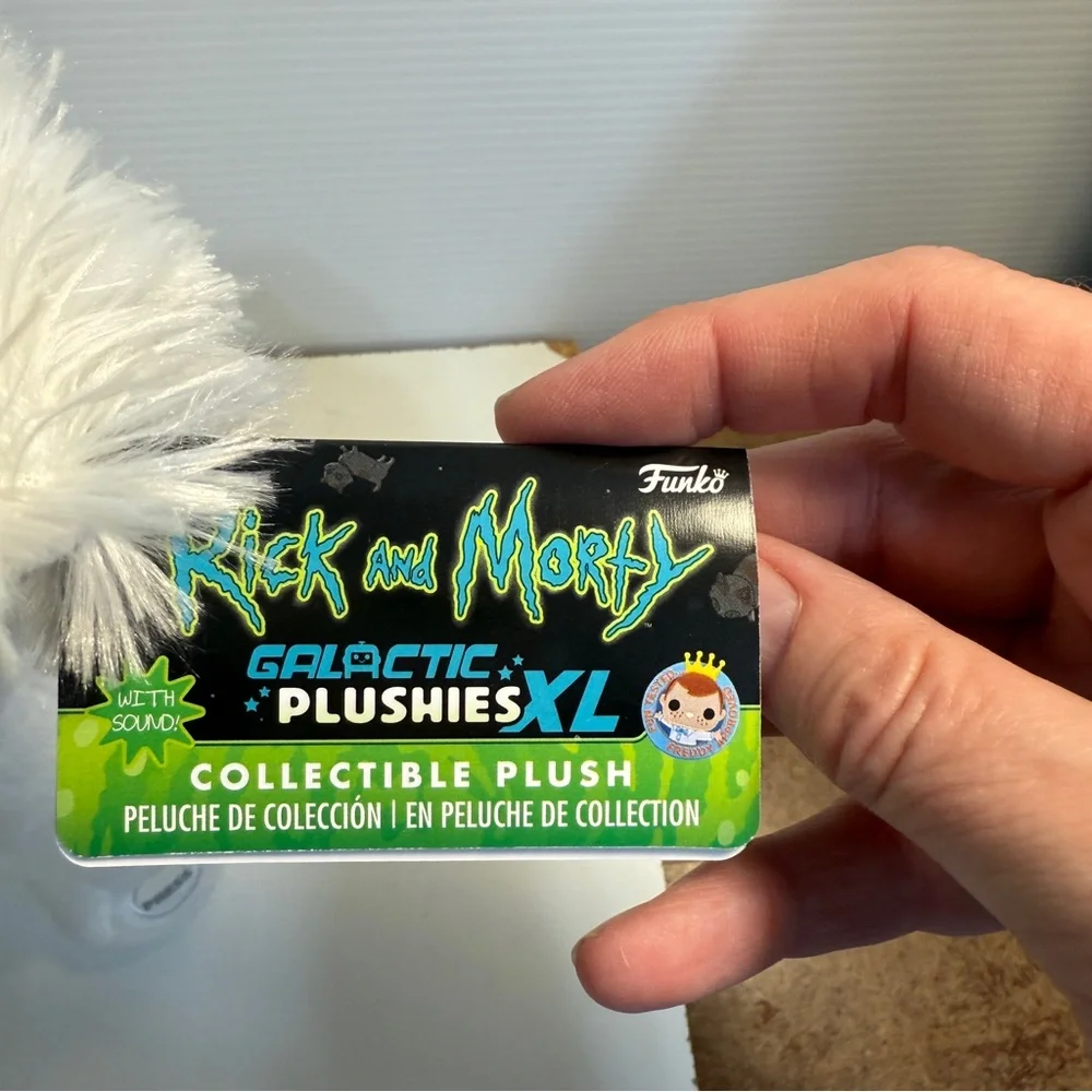 Funko Rick and Morty 14” Plushies XL Talking Snowball Dog‎ with Tag